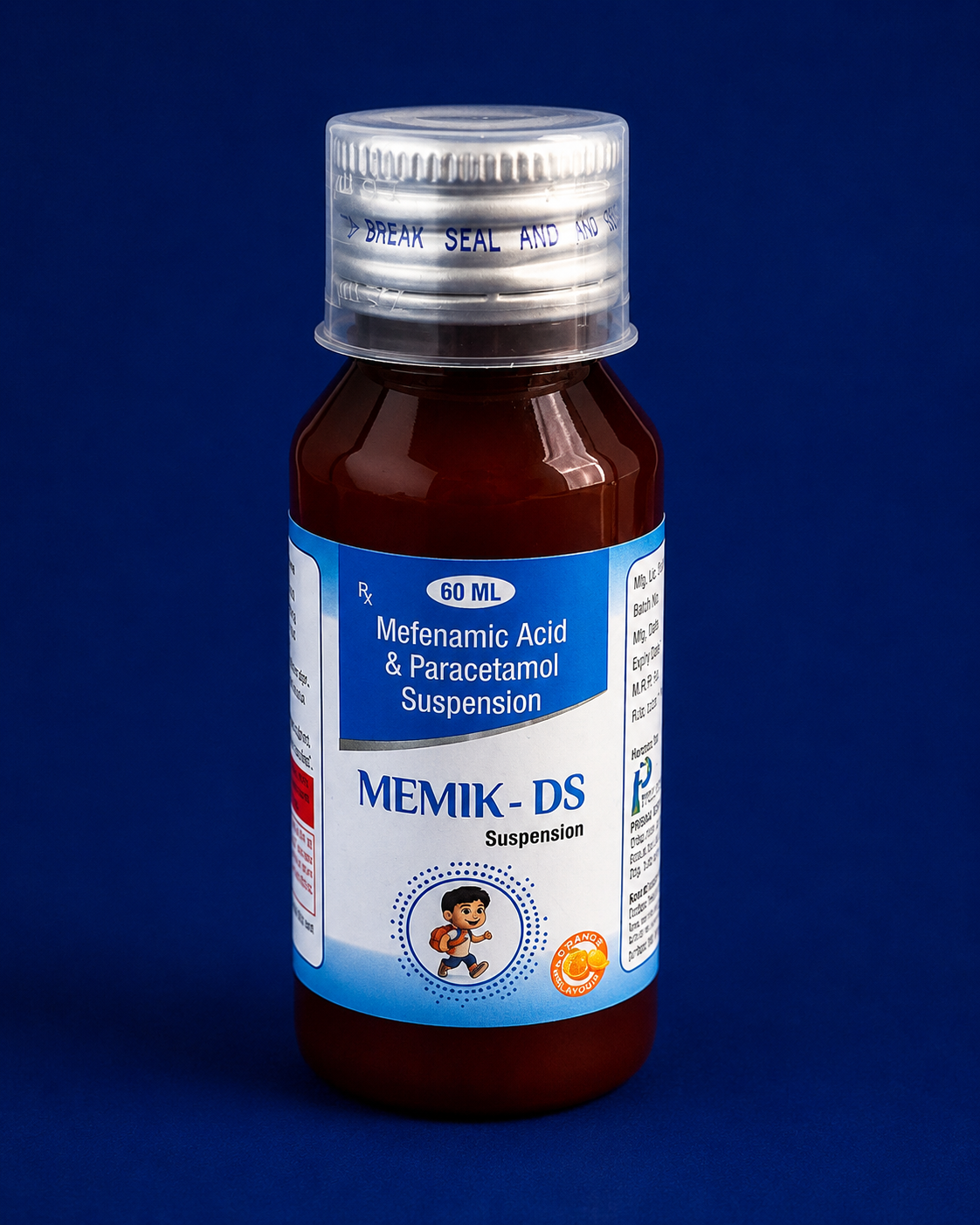 Mefenamic Acid & Paracetamol Suspension